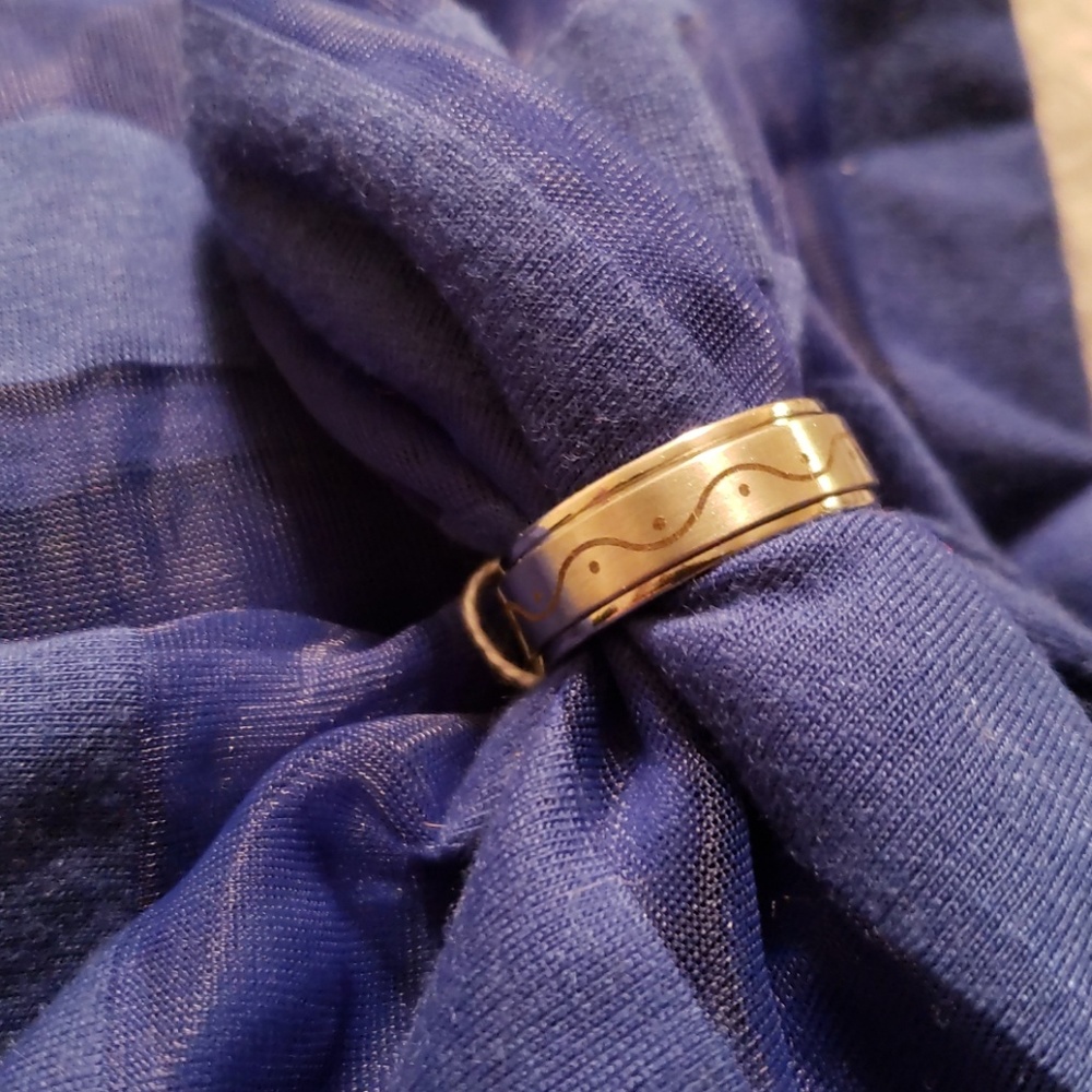 Men's Stainless Steel Spinner Ring
